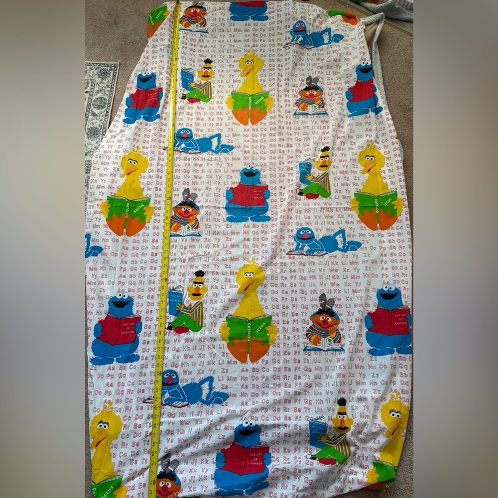 Vintage Sesame Street Twin Fitted Sheet